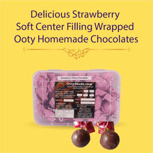 Load image into Gallery viewer, Delicious Strawberry Soft Center Filling Wrapped Ooty Homemade Chocolates
