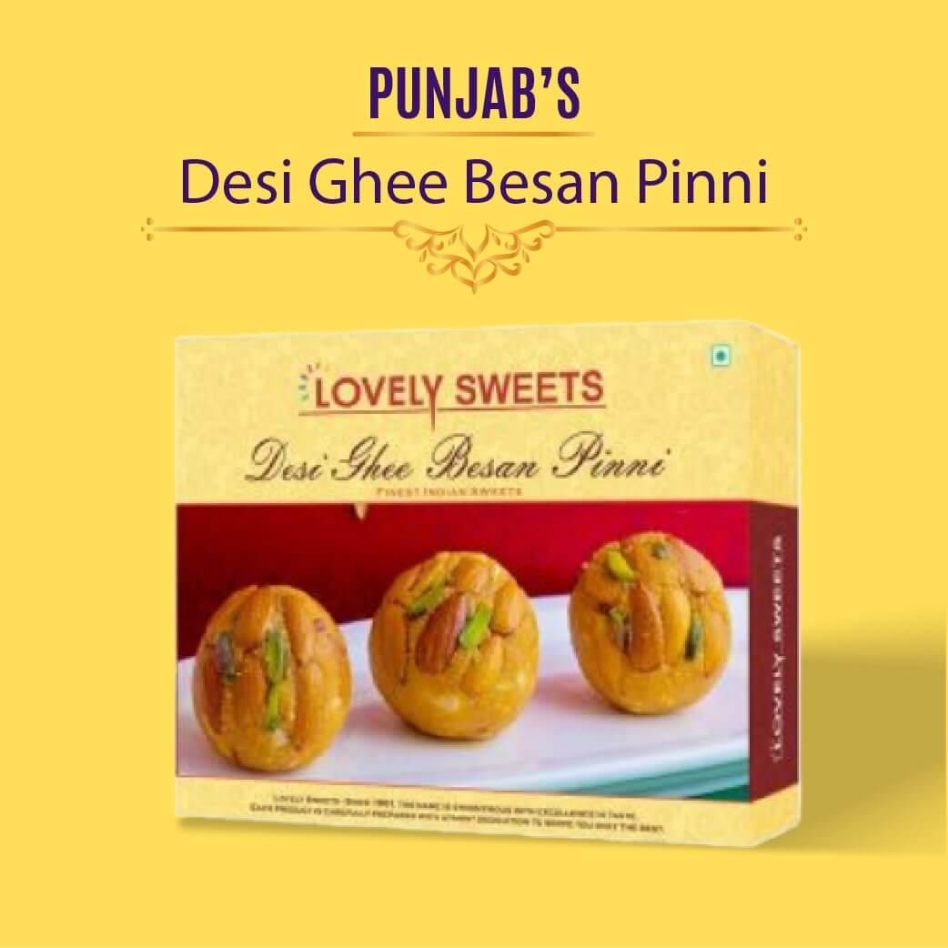 Desi Ghee Besan Pinni