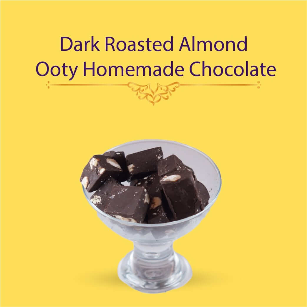 Dark Roasted Almond Ooty Homemade Chocolate