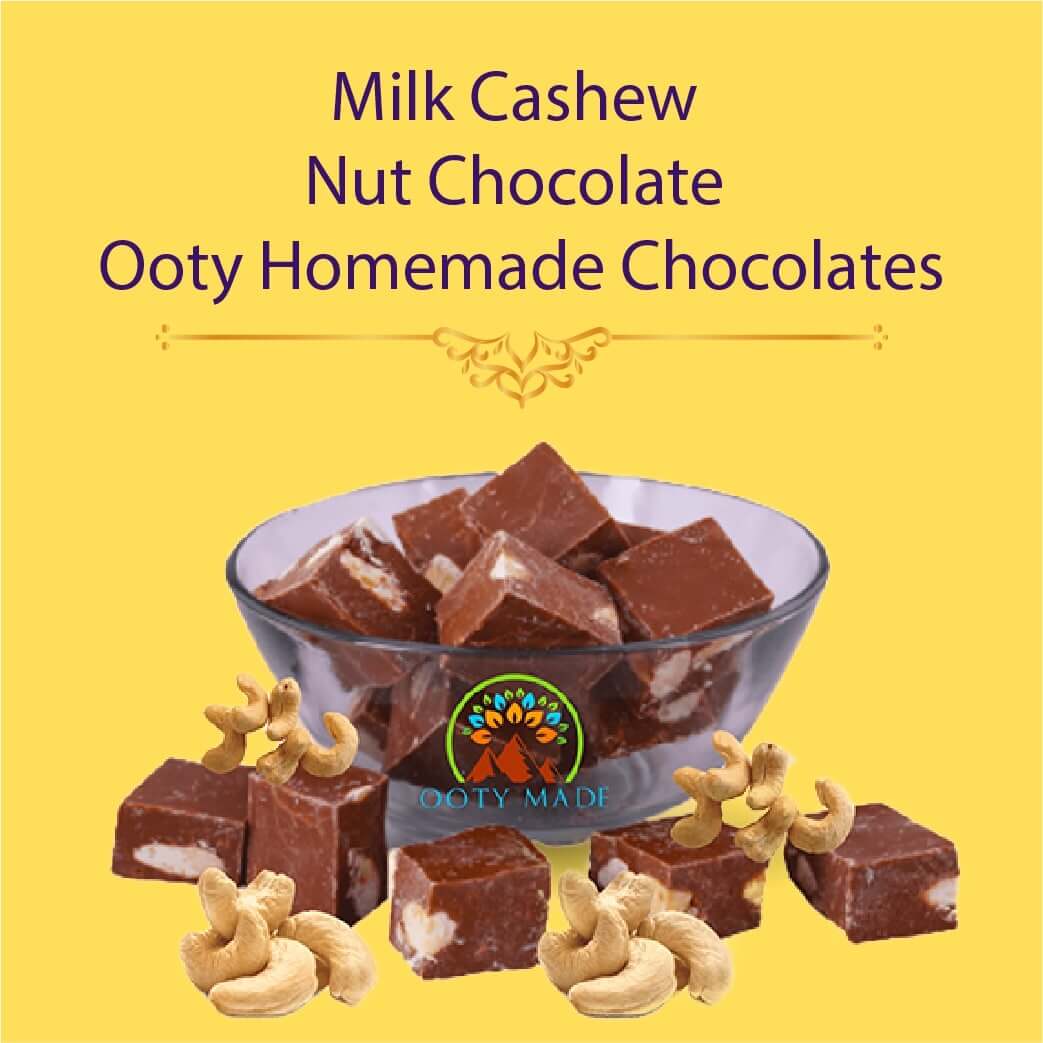 Milk Cashew Nut Chocolate Ooty Homemade Chocolates