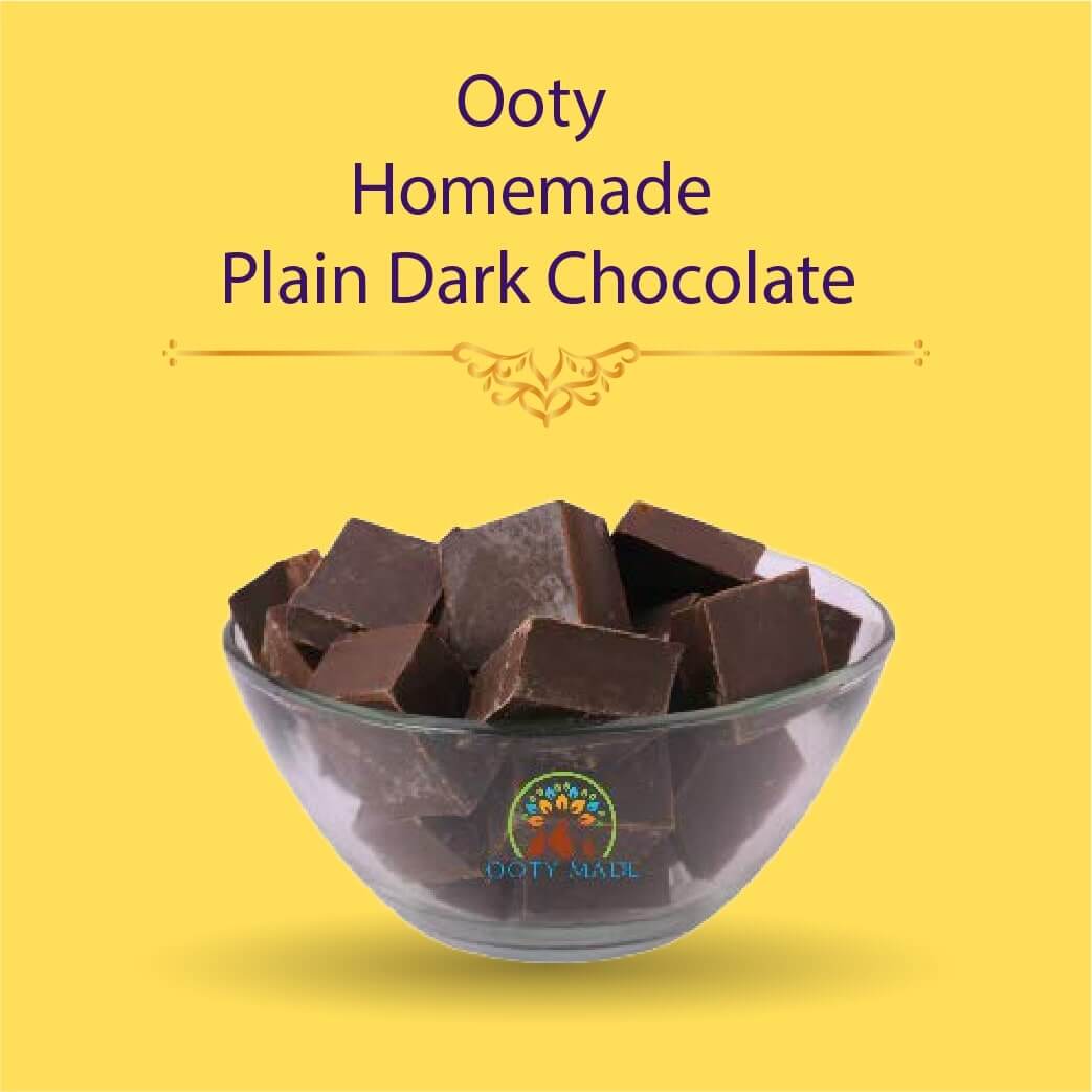 Ooty Homemade Plain Dark Chocolate