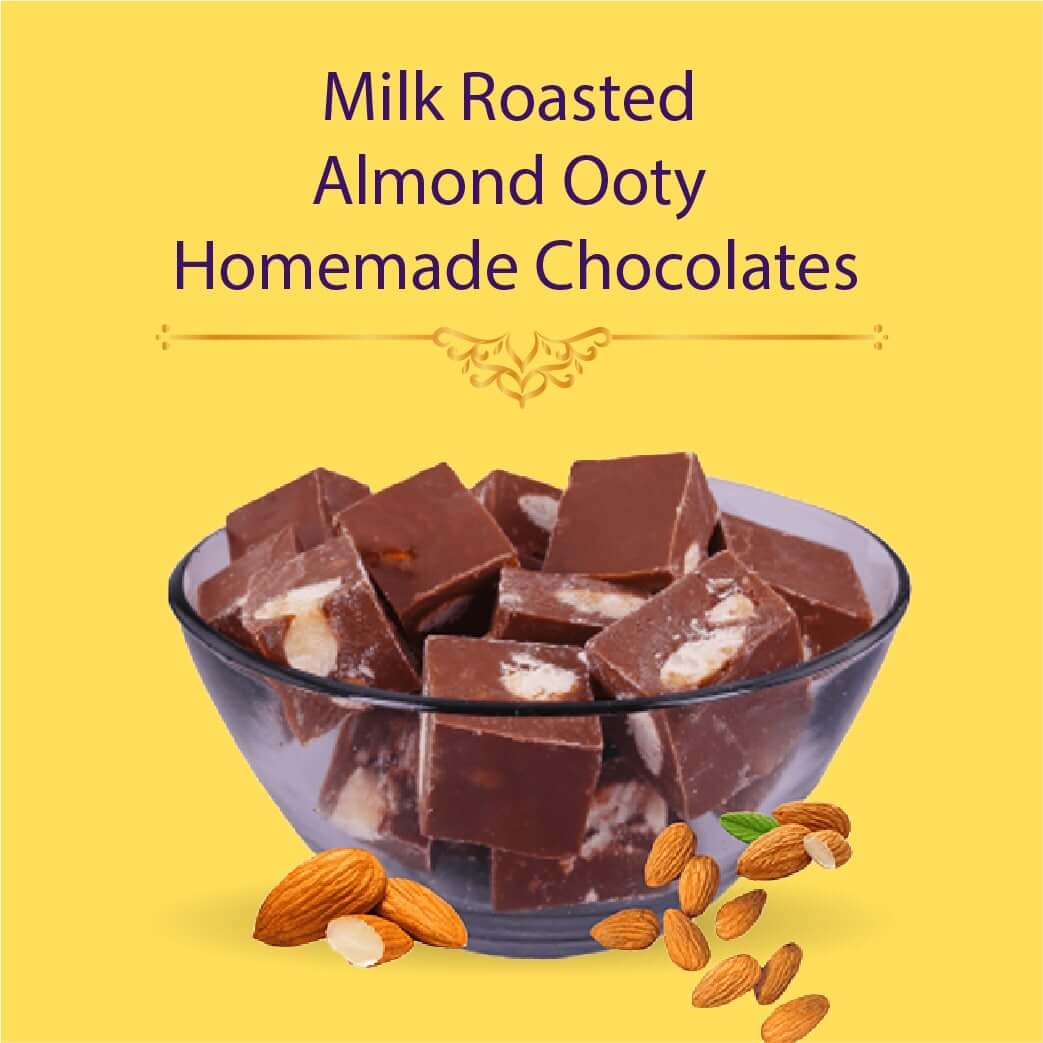 Milk Roasted Almond Ooty Homemade Chocolates