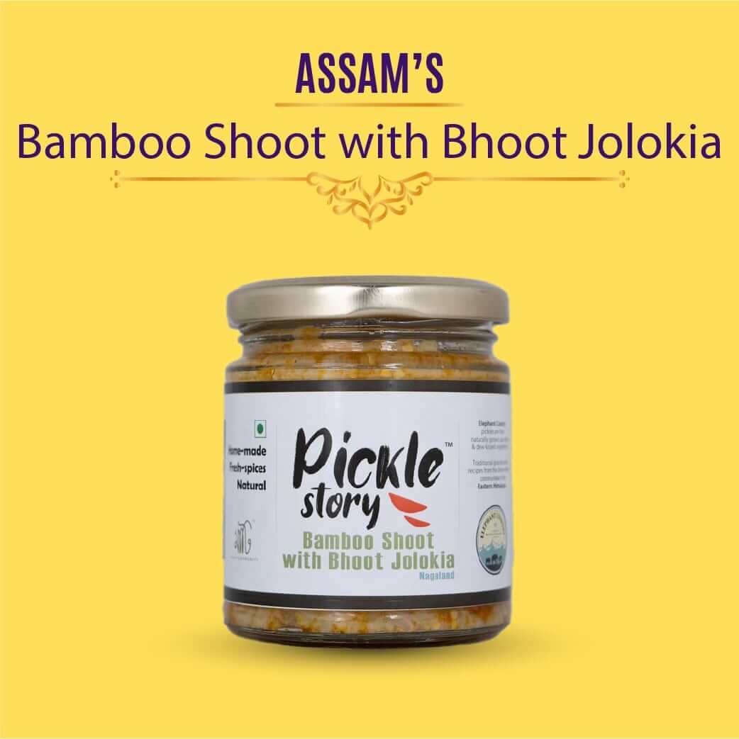 Bamboo Shoot with Bhoot Jolokia