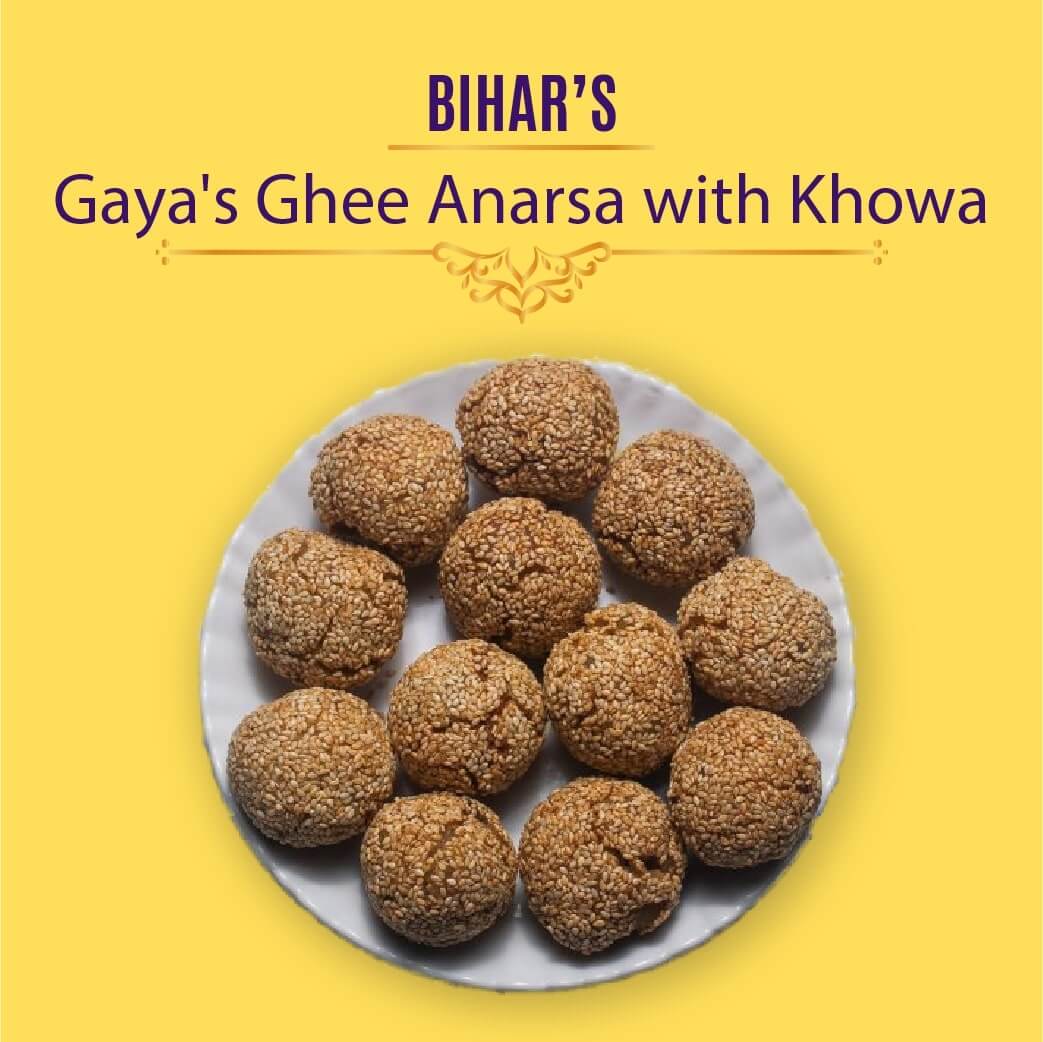 Gaya's Ghee Anarsa with Khowa