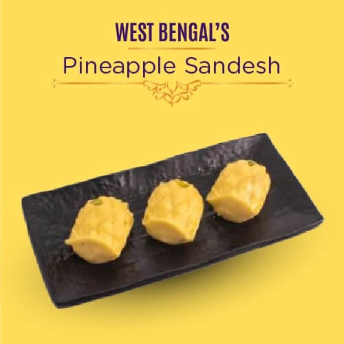 Pineapple Sandesh